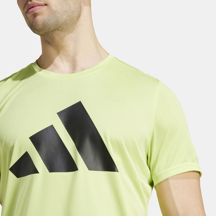 اديداس تيشيرت رن إت للرجال أخضر image number 3