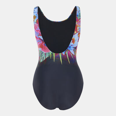 سبيدو بدلة السباحة ديجيتال بليسمنت يو-باك قطعة واحدة للنساء متعدد