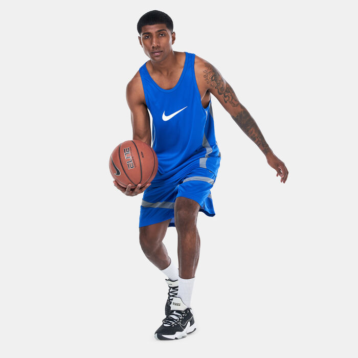 نايكي تيشيرت كرة السّلة ايكون دراي-فِت للرجال أزرق image number 2