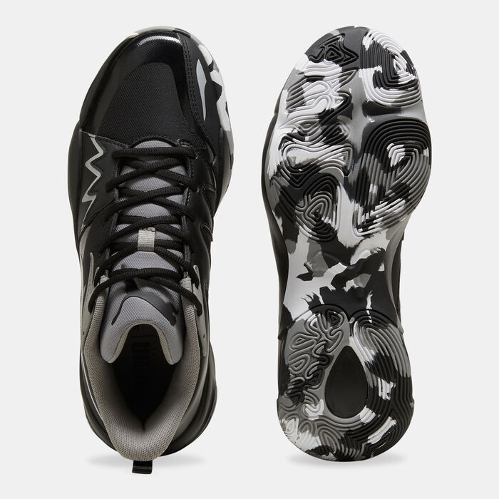 بوما حذاء كرة السلة جينيتكس للرجال أسود image number 3