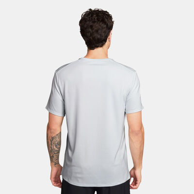 نايكي تيشيرت الجري ميلر وينترزد للرجال رمادي