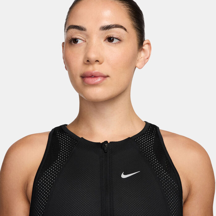 نايكي تيشيرت الجري دراي-فت للنساء أسود image number 2