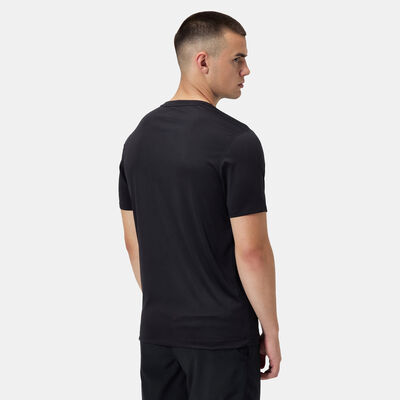 سبيدو تيشيرت السباحة جرافيك للرجال أسود