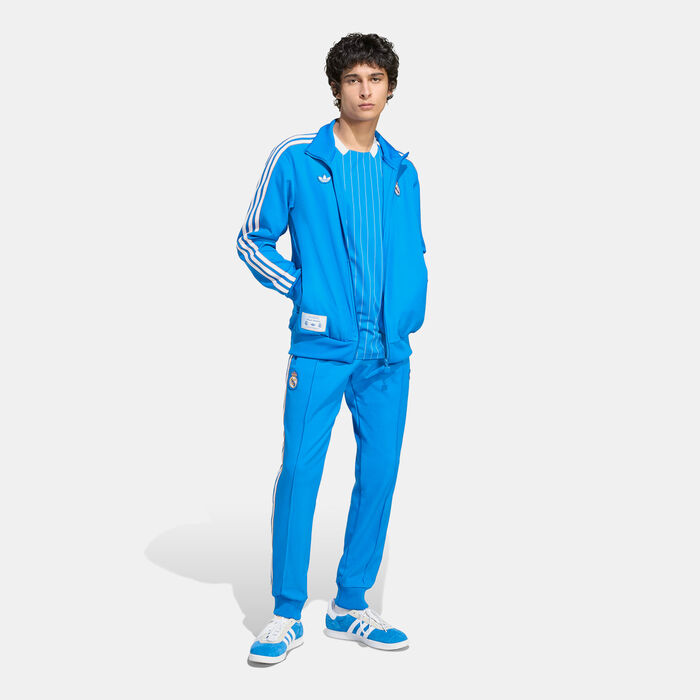 اديداس جاكيت رياضي ريال مدريد تراس آيكونز للرجال أزرق image number 2