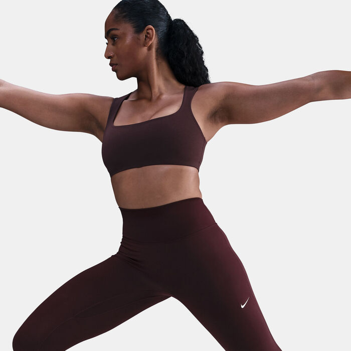 نايكي ليقنز ون سيمليس فرونت بخصر عالي للنساء وردي image number 8