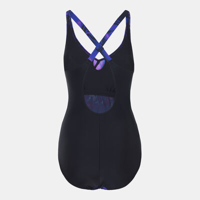 سبيدو بدلة السباحة ليكسي برينتد شيبينج للنساء (قطعة واحدة) بنفسجي