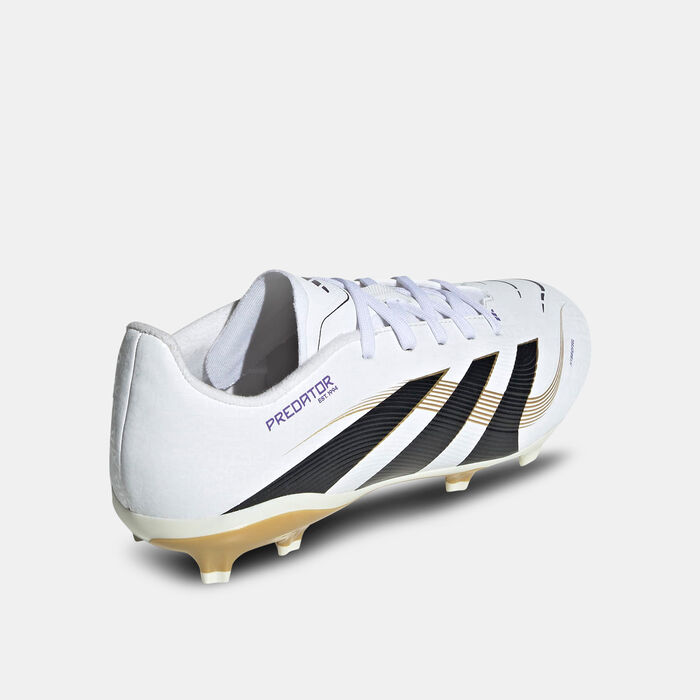 اديداس حذاء كرة القدم بريداتور ليج لأرضيات ملاعب العشب الطبيعي/ الأرضيات المتعددة للأطفال أبيض image number 2