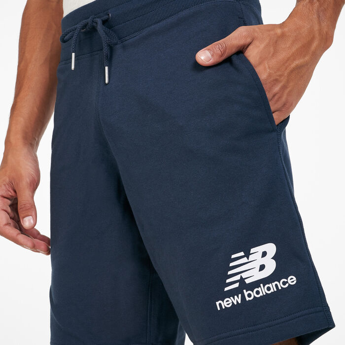 نيو بالانس شورت إسنشالز ستاكد لوجو للرجال image number 3