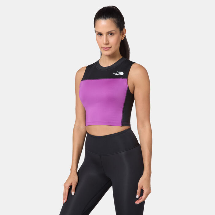 ذا نورث فيس تيشيرت بلا أكمام إكستريم للنساء بنفسجي image number 0