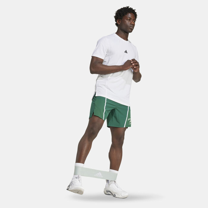 اديداس شورت ديزايند-فور-تراينينج ليجاسي للرجال أخضر image number 2