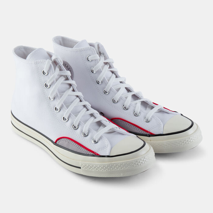 كونفرس حذاء تشاك 70 هاي 90 سبورت للجنسين أبيض image number 1