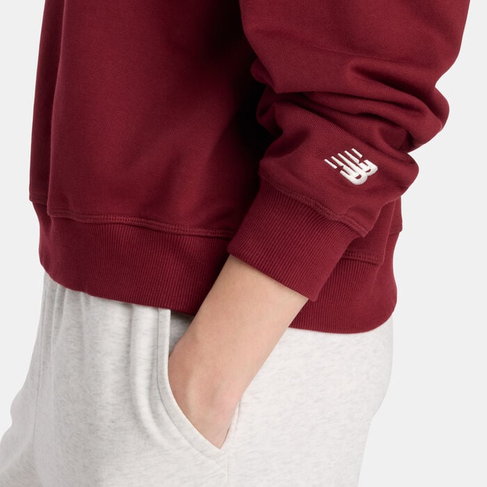 نيو بالانس تيشيرت آثليتكس ليجاسي جرافيك للنساء بنى image number 3