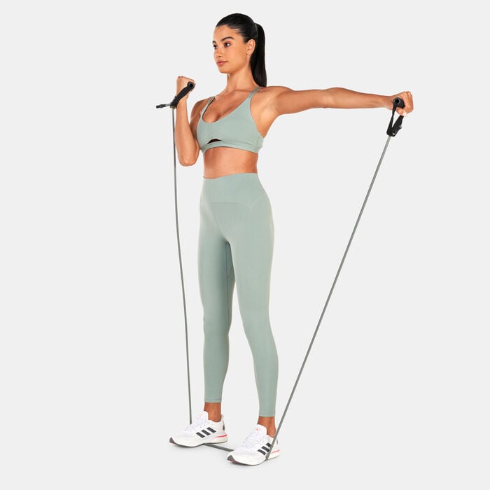 اديداس ليقنز يوجا ستوديو لوكس 7/8 للنساء أخضر image number 2