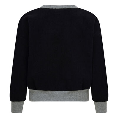 جوردن سويت شيرت فليس للأطفال أسود