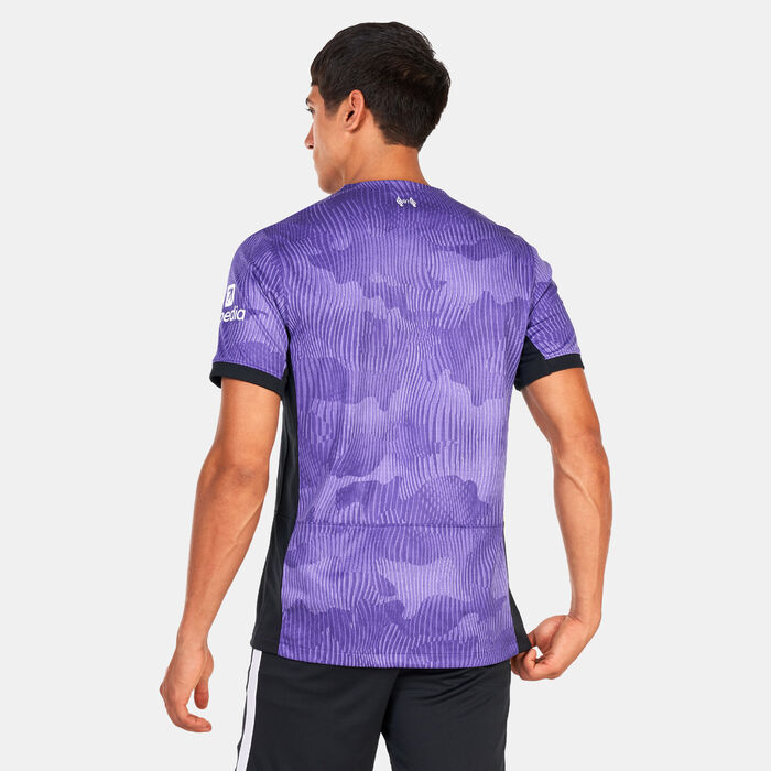 نايكي تيشيرت كرة القدم دراي-فت ليفربول F.C. ستيديوم البديل للرجال - 2023/24 بنفسجي image number 1