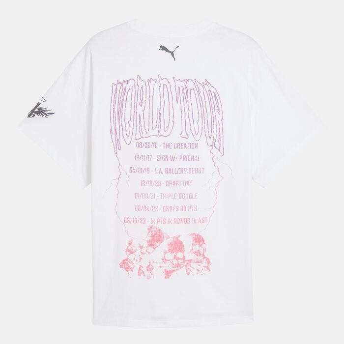 بوما تيشيرت لاميلو ورلد تور-نامنت للرجال أبيض image number 6