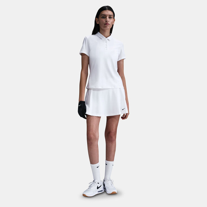 نايك جولف قميص الجولف فيكتوري دراي فيت بولو بدون أكمام للنساء أبيض image number 2