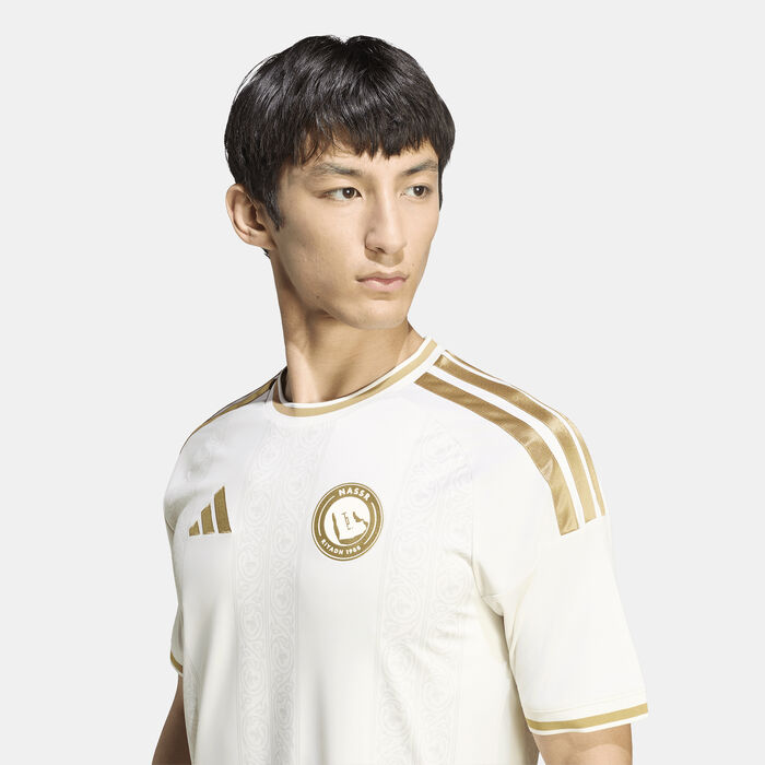 اديداس تيشيرت كرة القدم النصر 26/27 البديل ريبليكا للرجال أبيض image number 3