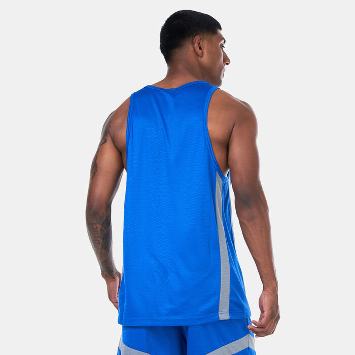 نايكي تيشيرت كرة السّلة ايكون دراي-فِت للرجال أزرق image number 1