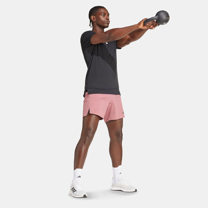 اديداس شورت التمرين ديزايند فور ترينينج للرجال وردي image number 2