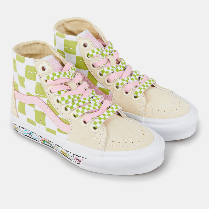 فانس حذاء × اي ام اون هوليداي UA SK8-هاي تيبرد للرجال والنساء أخضر image number 1