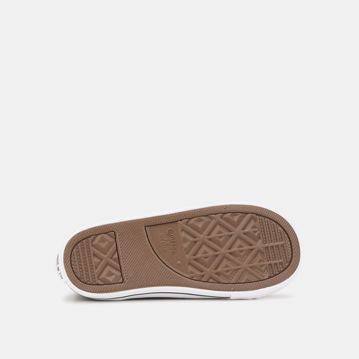 كونفرس حذاء تشاك تيلور اول ستار بالرقبة العالية للاطفال الرضع (للأولاد والبنات) أسود image number 3