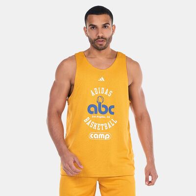اديداس تيشيرت كرة السلّة سيليكت سمر كامب للرجال برتقالي