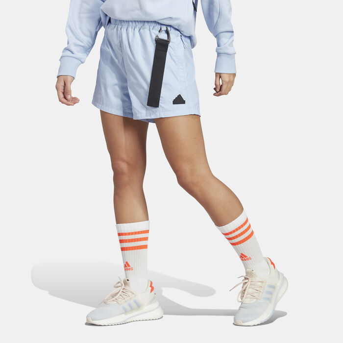 اديداس شورت سيتي اسكيب للنساء أزرق image number 0