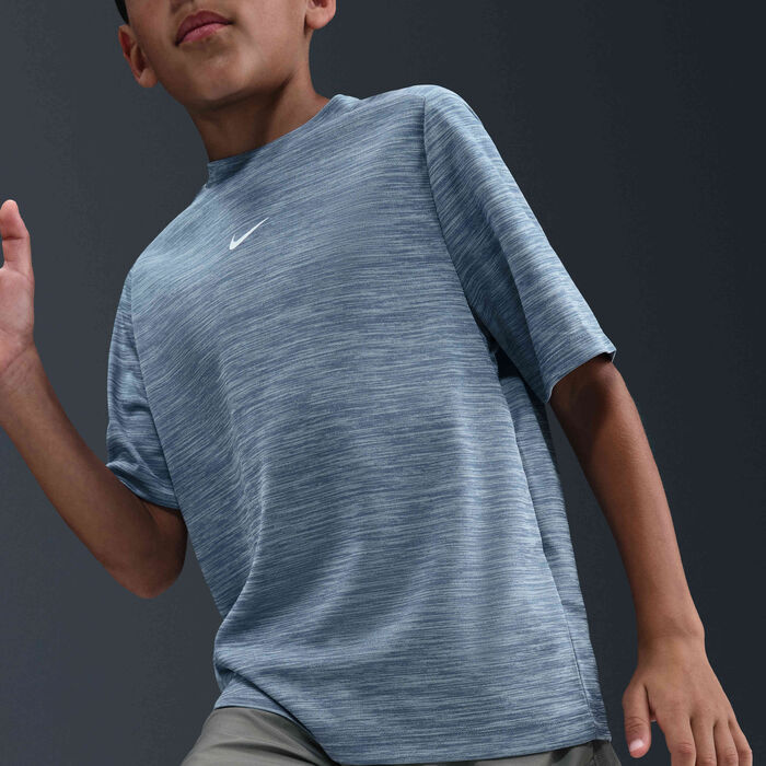 نايكي تيشيرت مالتي دراي-فت للأطفال أزرق image number 2