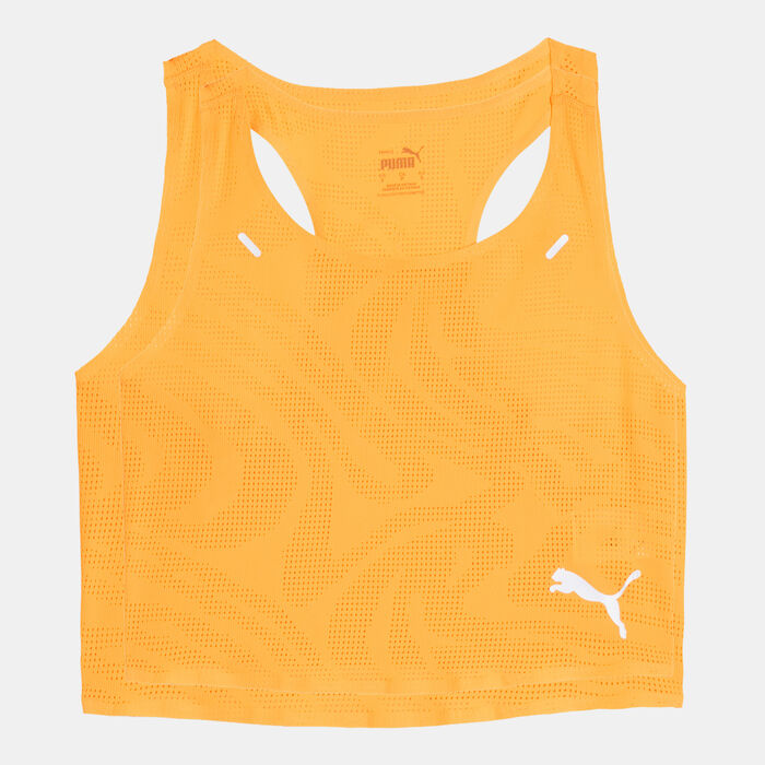 بوما تيشيرت الجري رن التراسبان كروب للنساء أسود image number 0