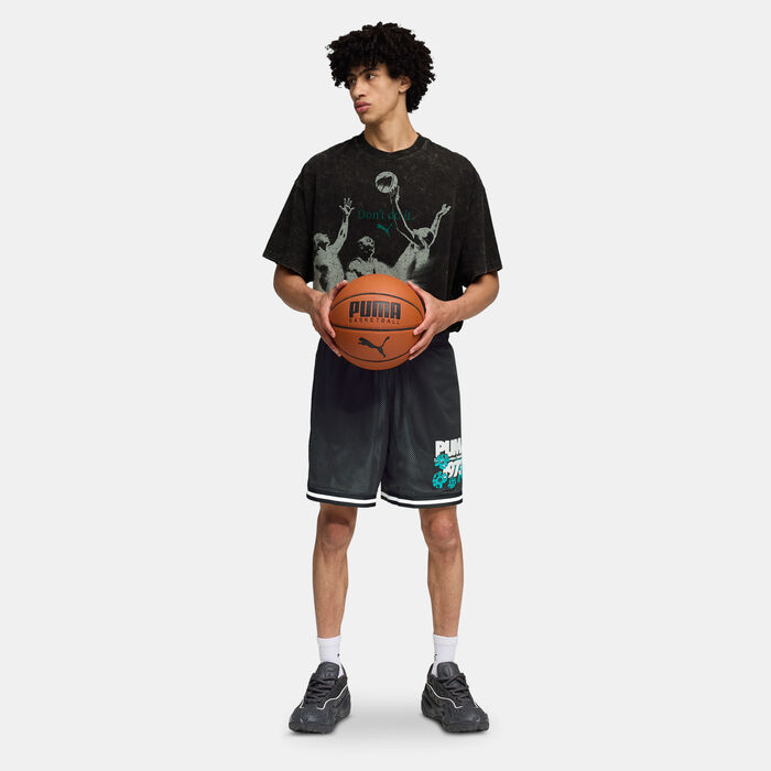 بوما شورت كرة السلة هوبوكاليبس ريفرسبل للأطفال أسود image number 2