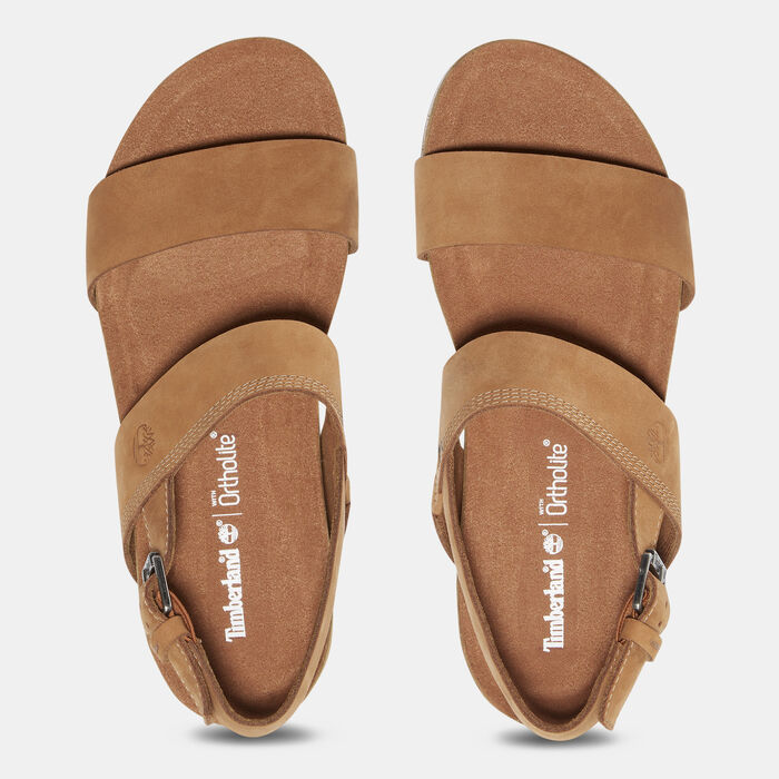 تمبرلاند صندل ماليبو ويفز للنساء بنى image number 4