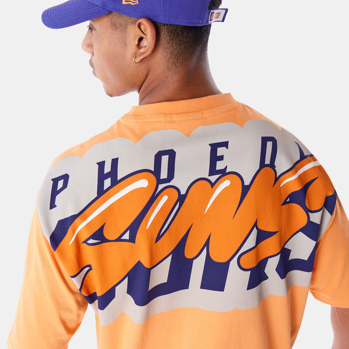 نيو ايرا تيشيرت ان-بي-ايه فينيكس سانز ووردمارك للرجال برتقالي image number 4