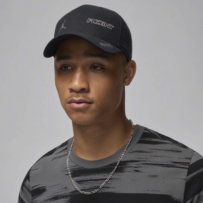 جوردن رايز قبعة ستركتشرد أسود image number 0