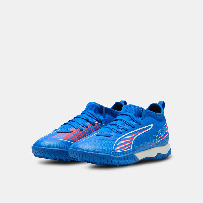 بوما حذاء كرة قدم الترا 6 ماتش للأطفال لملاعب العشب الصناعي أزرق image number 1