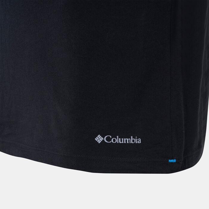 كولومبيا تيشيرت لوجو للرجال أسود image number 2